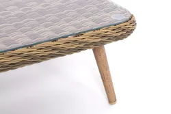 "Прованс" столик журнальный из ротанга, цвет соломенный