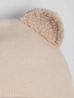 Шапка для мальчика с ушками на осень