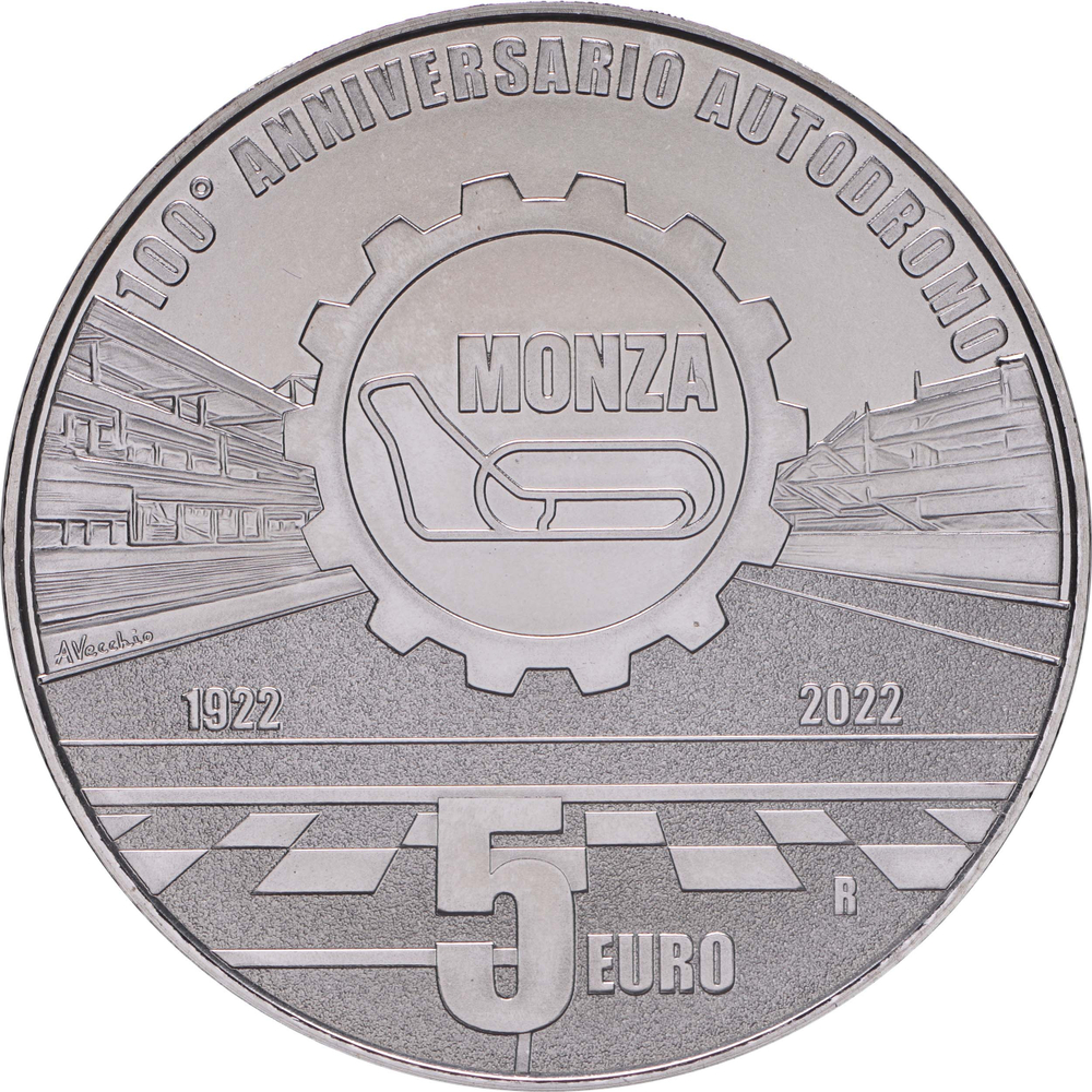 ИТАЛИЯ, 2022, 5 ЕВРО [СЕРЕБРО].