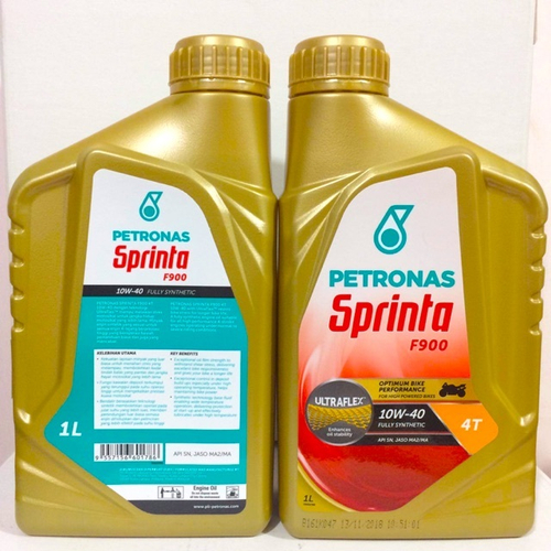 Масло моторное Petronas SPRINTA F900 4T 10W40, 1 литр, синтетическое