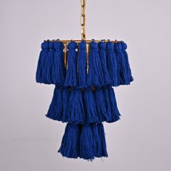 Подвесной светильник TASSEL Синий