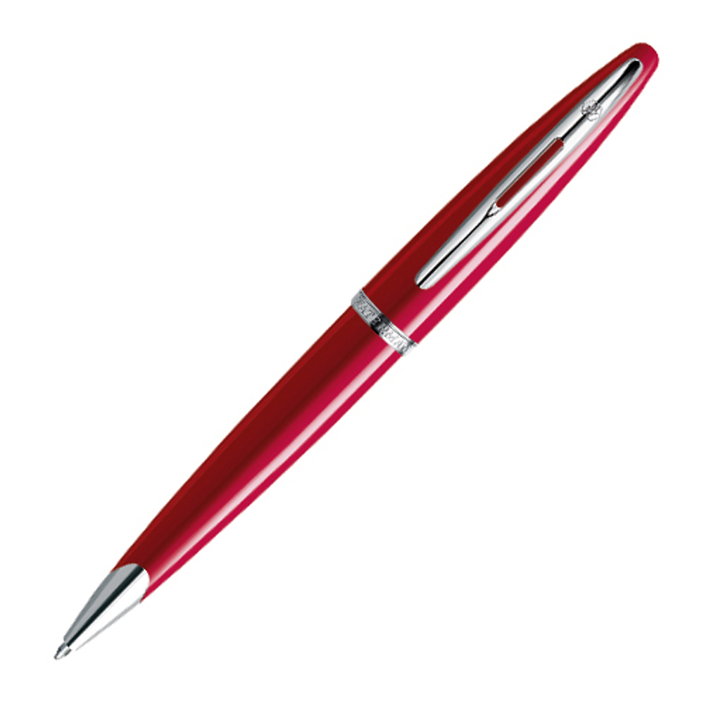 Шариковая ручка Waterman Carene Glossy Red  ST S0839620 цвет красный с палладиевым покрытием в подарочной упаковке