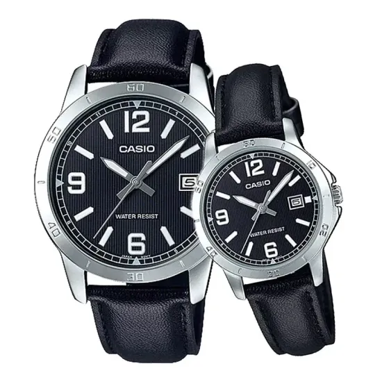 Парные часы Casio Standard: MTP-V004L-1BUDF и LTP-V004L-1BUDF