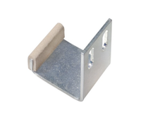 Напольная направляющая SLT, алюминиевый уголок с синтетической накладкой