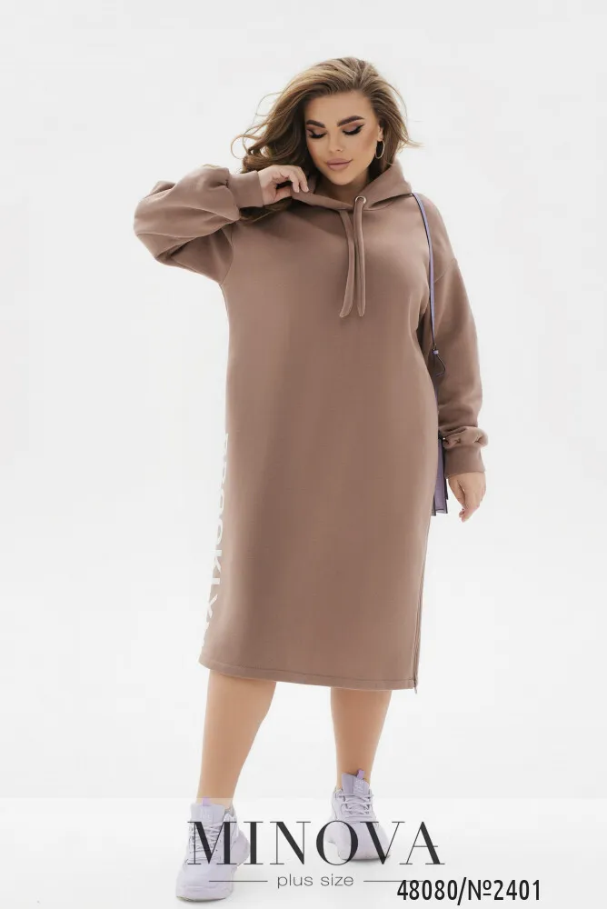 Платье 2401-бежевый Minova