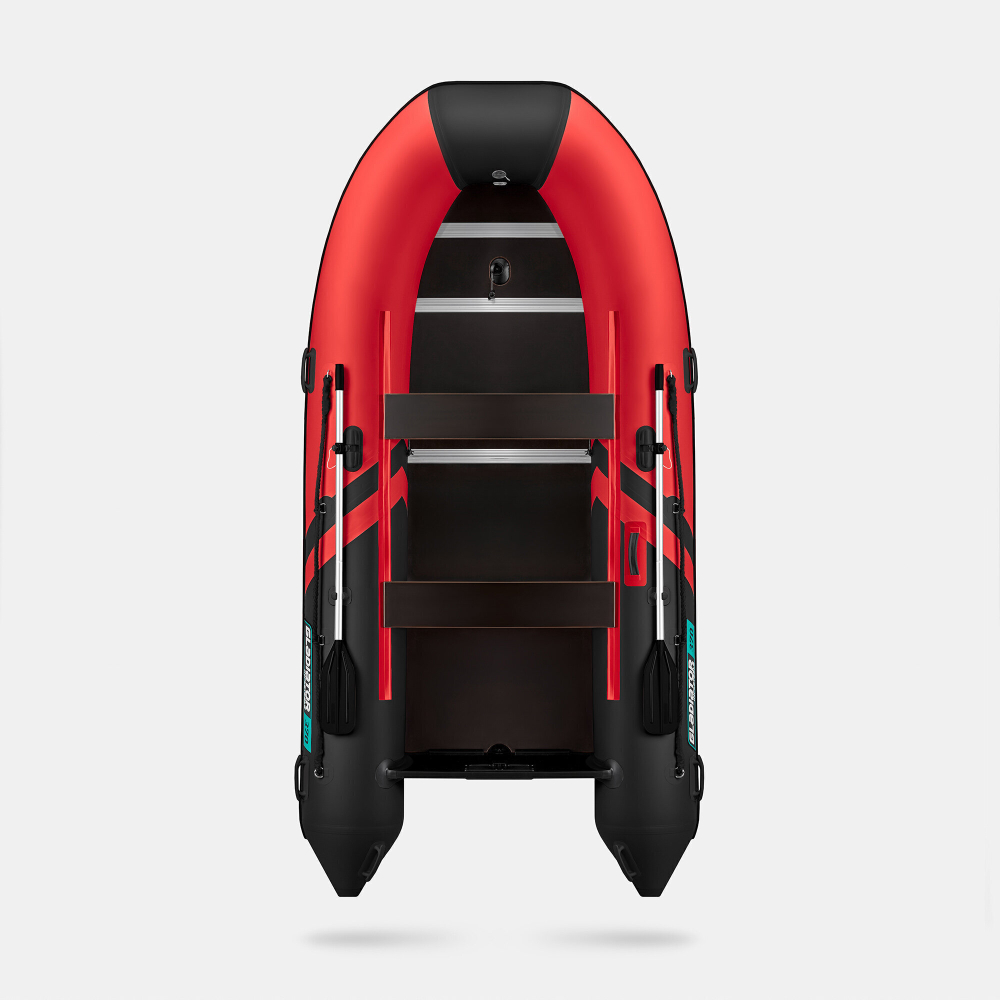 Надувная лодка GLADIATOR B370 красно-чёрный