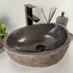 Раковина из речного камня RS-65206 45*32*15 0856