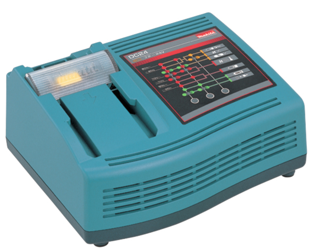 Зарядное устройство DC24SA (Ni-Cd/Ni-Mh/Li-Ion, 7,2-24В) Makita 194164-1 Li-Ion и Ni-MH 7,2–24 В DC24SC