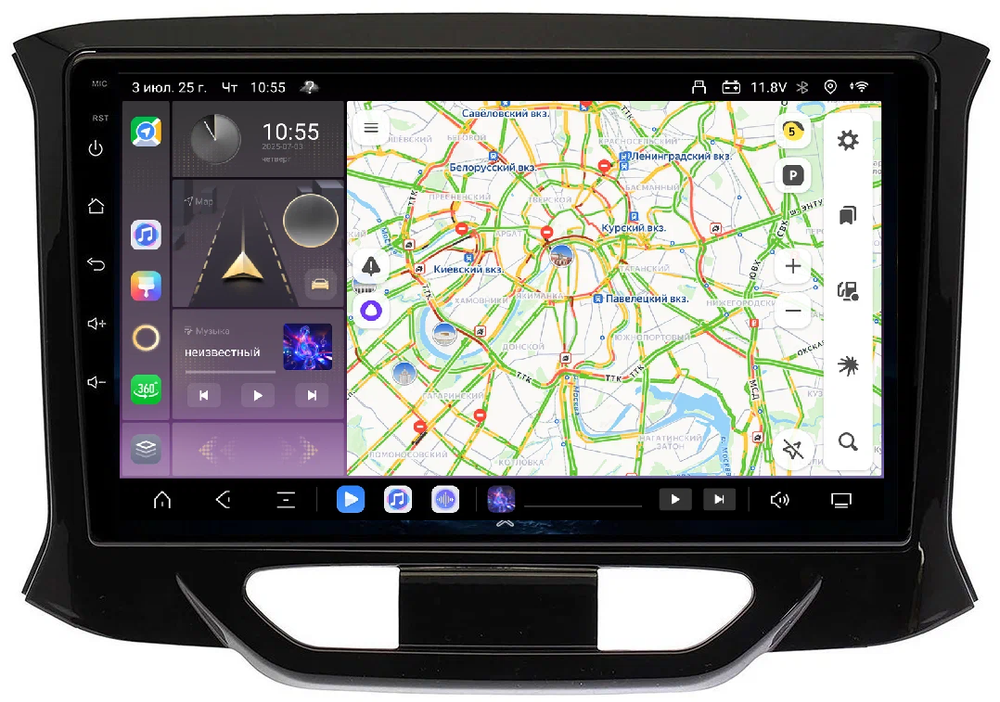 Магнитола для Lada Xray 2016+ - Kuberg QLed, Android 13, TS20, CarPlay, SIM-слот