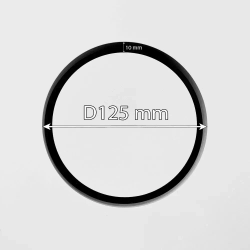 Решетка магнитная теневая вентиляционная D125 - Nova