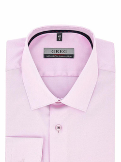 Сорочка GREG Regular fit 613/291/1388/Z/1p_V Non Iron "Однотон."