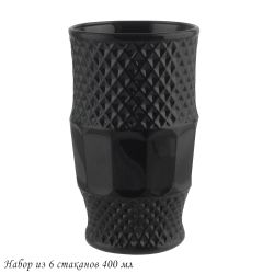 Lenardi 583-007 Набор из 6 стаканов 400 мл в под.уп.(х4)Стекло