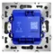 Выключатель встраиваемый VOLTUM S70 для жалюзи 10А, (кашемир) vls020703
