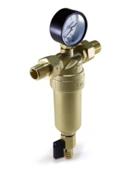 Фильтр   "TIM" с манометром  1/2 (Метал.) (1/12)