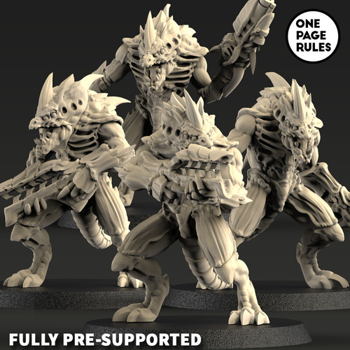 Xenos Armies Tyranids Tyranid Termagant Brood 1 шт. миниатюра для dnd, днд, pathfinder, фентези, Настольная игра, НРИ, Варгейм, РПГ