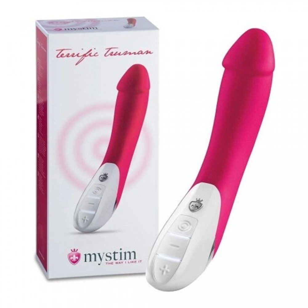 Вибратор Mystim Terrific Truman вишневый
