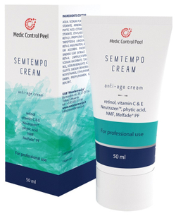 Medic Control Peel SEMTEMPO CREAM - Медик Контрол Пил Семтемпо Крем - Комплексный крем для коррекции морщин и гиперпигментации, 50 мл