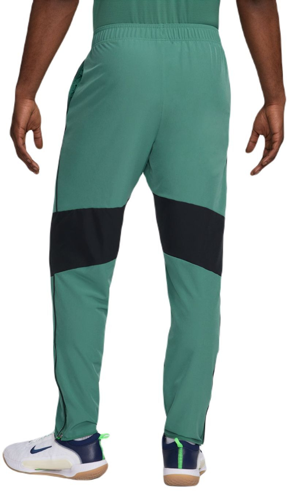 Мужские теннисные штаны Nike Court Advantage Dri-Fit Tennis Pants - зеленый