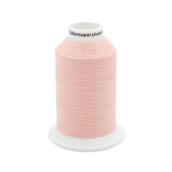 Нитки оверлочные Gutermann Miniking 120 (1000 метров), 1 кат. | 659 св.персиково-розовый