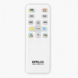 Citilux ETALON CL750400R LED RGB Светильник с пультом Белый+Бук