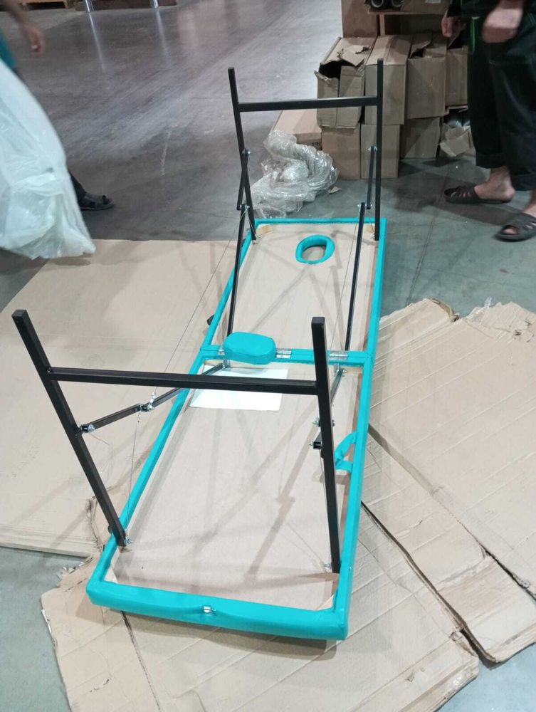 Массажный стол Relax optima бирюзовая кожа УЦЕНКА №75