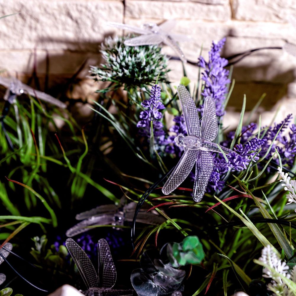 USL-S-123-PT4000 Садовая гирлянда на солнечной батарее Dragonflies. Серия Special