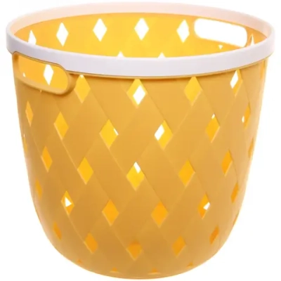 Корзина для хранения «Эрида» желтая 30х27см