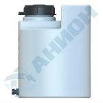 Дозировочный контейнер для дизельного топлива со сливом Анион 60 л. вертикальный (465x465x595см;белый) - арт.559447