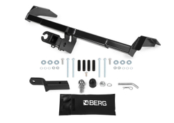 Фаркоп под квадрат c электрикой Smart для Chevrolet Niva (Шевроле Нива) 2002-2020, шар E, 1200/75 кг, F.6016.002