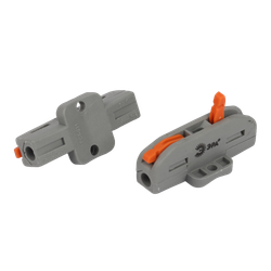 Клемма ЭРА NO-225-397 проходная с монтажной площадкой 222-2411Р с рычагами 1 полюс 0.08-2.5/4 мм2 (упаковка 20 шт.)