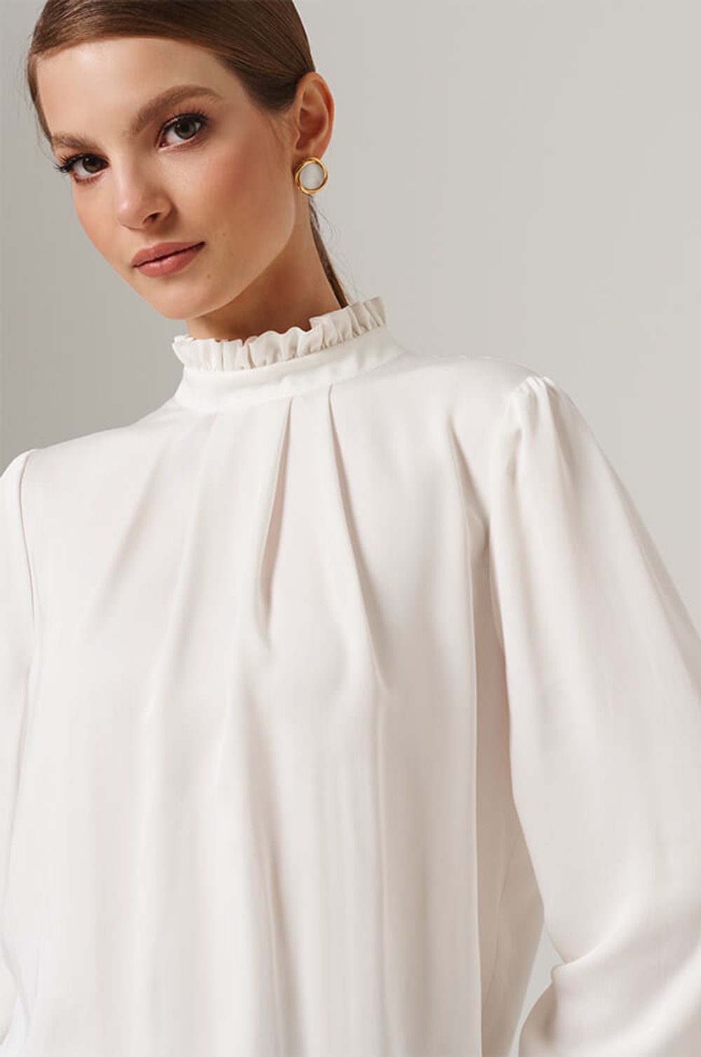 23138 Блузка женская (молочный)