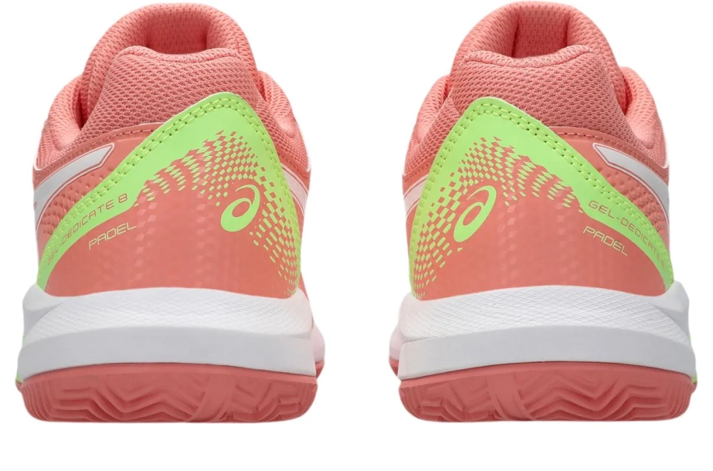 Женские кросовки для Padel Asics Gel-Dedicate 8 Padel - guava/white