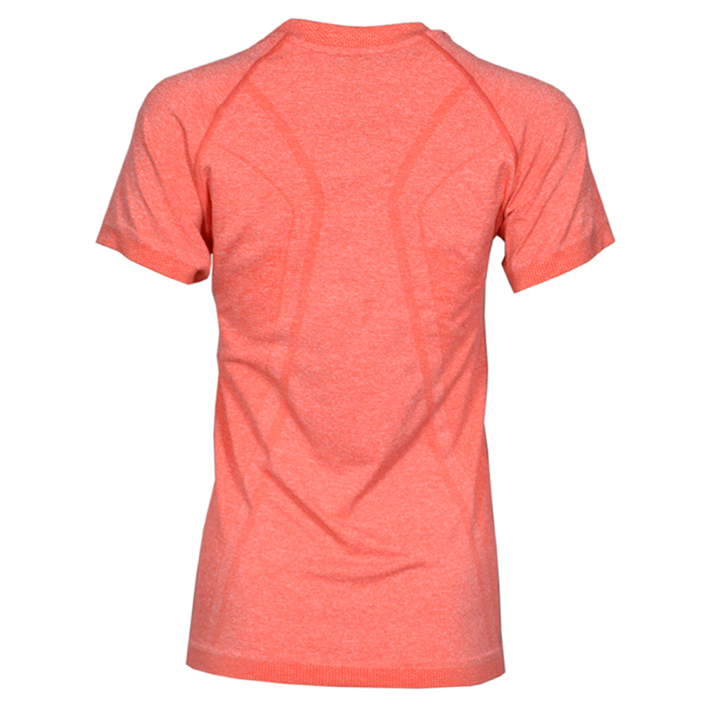 Женская теннисная футболка Wilson Power Seamless Crew W - hot coral