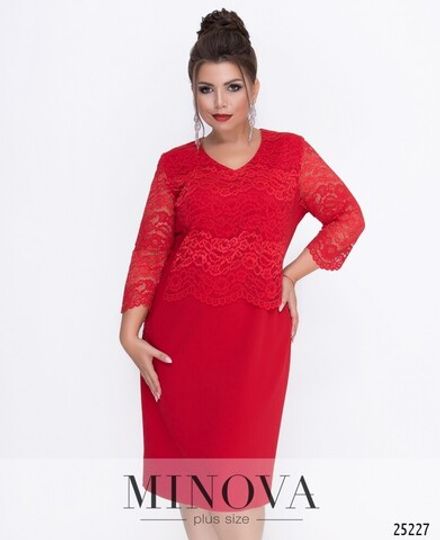 Платье 314-красный Minova Фото 2