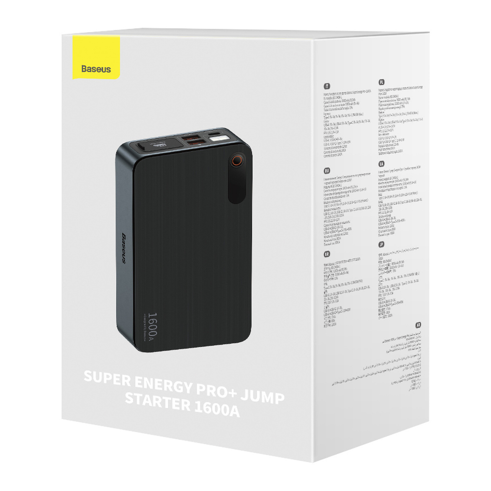 Пусковое устройство Baseus Super Energy Pro+ Car Jump Starter 1600A 16000mAh