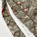 Комплект постельного белья IKEA KARRDUNORT (КАРРДУНЕРТ), Двуспальный, Темно-зеленый с рисунком, 240x220, 50x80 см