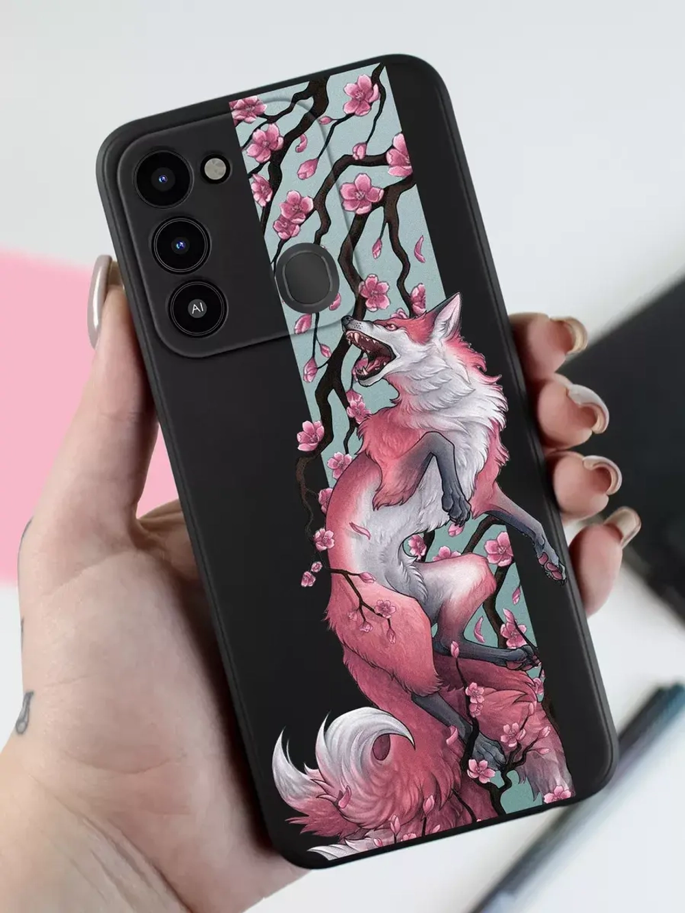 Чехол на Tecno Spark 8C с принтом