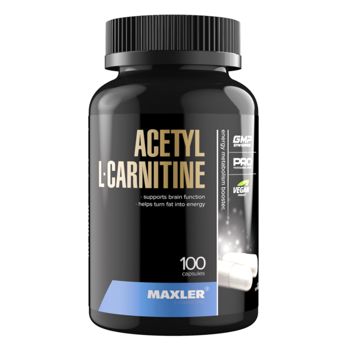 Ацетил L-Карнитин, Acetyl L-Carnitine, Maxler, 100 капсул