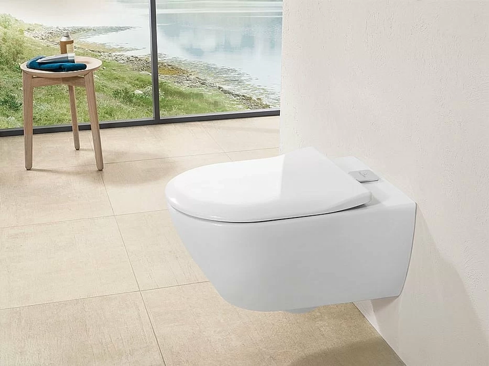 Унитаз подвесной Villeroy&Boch Subway 2.0 5614A101 безободковый