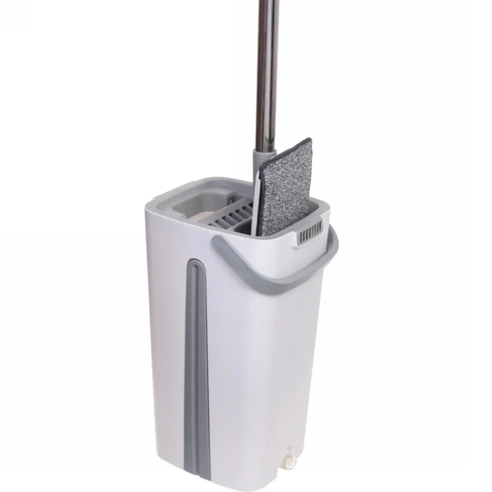 Набор для уборки «Селфи» Клио (ведро с отжимом, швабра, две насадки) в цветной коробке 264