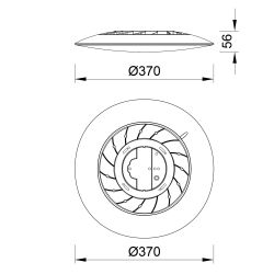 8691 Потолочный светильник SLIM CCT