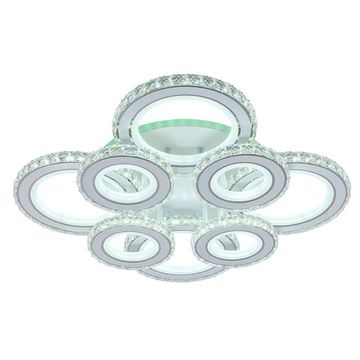 Потолочный светодиодный светильник 8061/4+4 WHT 320W+10W RGB белый Profit Light