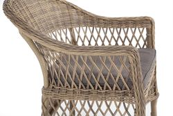 "Сицилия" плетеный стул из искусственного ротанга, цвет соломенный