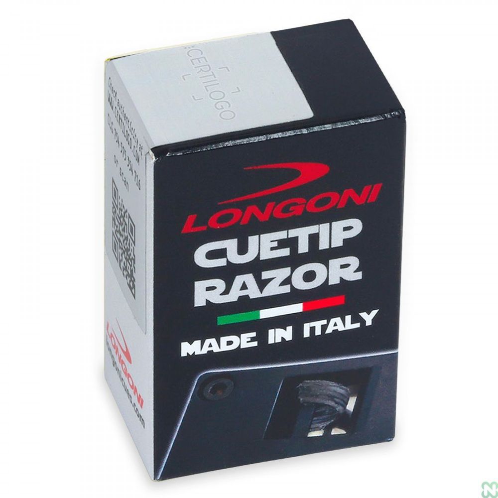 Инструмент для обработки наклейки "Longoni Cue Tip Razor 2 in 1"