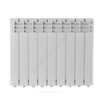 Радиатор алюминиевый Delta Plus 500 10 секций Qну=1340 Вт RAL 9016 (белый) Ogint