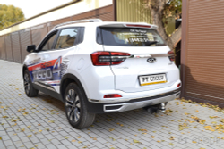 Фаркоп PT GROUP /съемный квадрат/ Chery Tiggo 4 2021-(паспорт и сертификат в комплекте)(без электрики) арт.CTH-21-991122.00