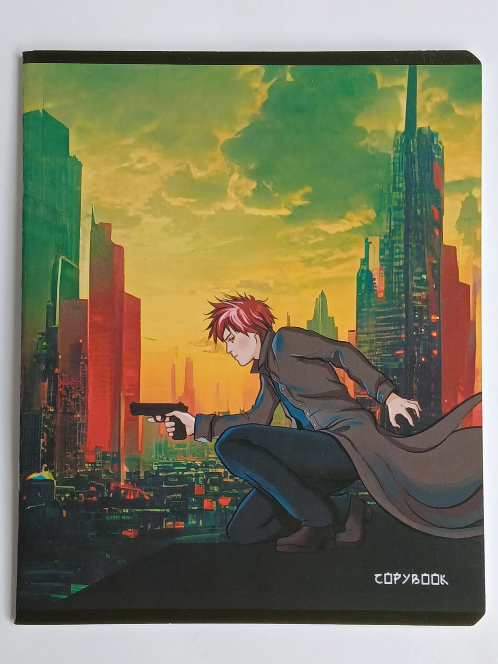 Комплект тетрадей 48 листа А5+. 5 шт. "Анимэ и мегаполис"