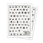 Протекторы Ultra Pro - 30th Anniversary 105ct Apex Deck Protector sleeves