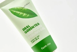 Farmstay Пилинг-гель с экстрактом зеленого чая real green tea deep clear peeling gel, 100 мл