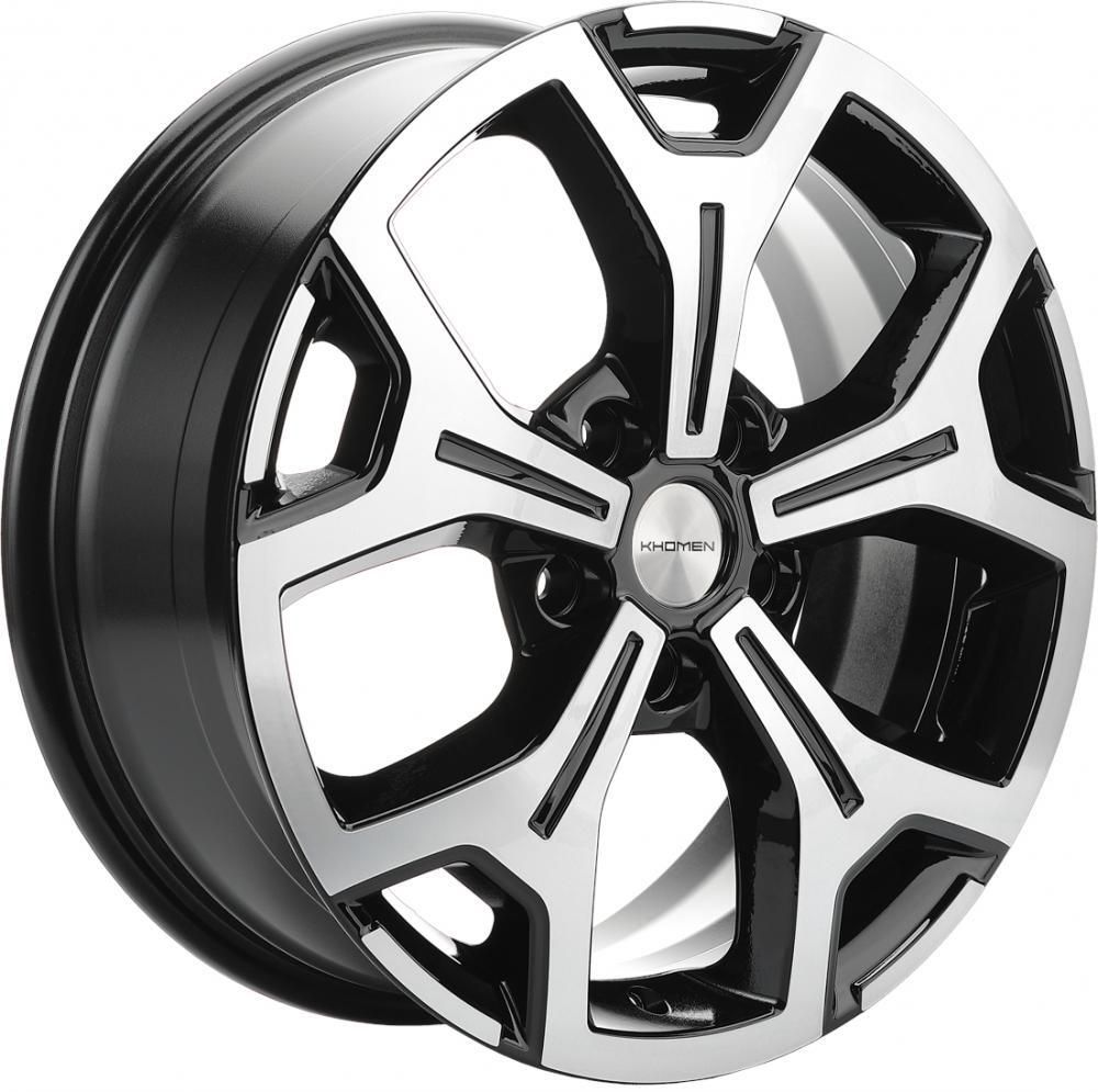 Khomen 1710 6.5x17 5x120 ET 60 Dia 65.1 (BFP)